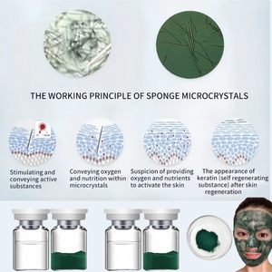 Commercio all'ingrosso Anti invecchiamento rassodante siero Spa acqua dolce alghe Kit di Resurfacing della pelle verde Peel iperpigmentazione forma liquida di alghe - Product Image 4