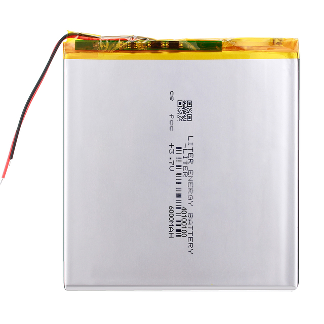 3.7V 6000mAh 40100100 Battery Tablet PC Tablet Generic Brand of Rechargeable Lithium Polymer Battery
