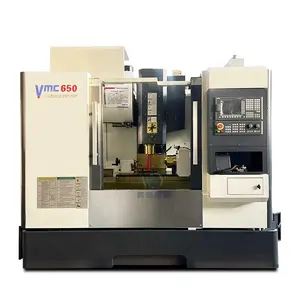 FANUC sistemi çip konveyör vmc650 ile CNC freze makinesi
