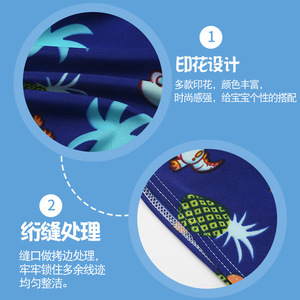 Trajes de baño para niños, poliéster, transpirables, diseño de dibujos animados, para niños pequeños y niños - Product Image 5