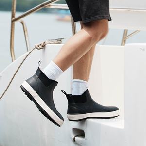 Bottines <span class=keywords><strong>de</strong></span> travail en caoutchouc antidérapantes imperméables pour hommes | <span class=keywords><strong>Bottes</strong></span> <span class=keywords><strong>de</strong></span> pont, <span class=keywords><strong>bottes</strong></span> <span class=keywords><strong>de</strong></span> pêche, extérieur, pluie, service <span class=keywords><strong>de</strong></span> sécurité au travail ODM/OEM - Product Image 3