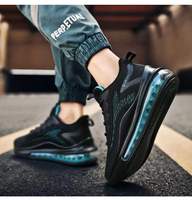 Semelle souple respirante tendance Odm nouvellement conçue avec sangles légères course à pied randonnée hommes chaussures baskets blanches avec coussin d'air