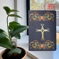 Vente en gros de Bibles imprimées de haute qualité, fabricants de Bibles à couverture souple de renommée, design innovant, Bible chrétienne en cuir PU