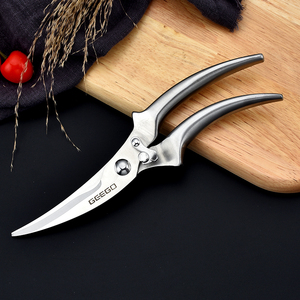 Tijeras de cocina de acero inoxidable para aves de corral, tijeras para carne de pollo, hueso, verduras, camarones, tijeras de cocina, pavo con resorte - Product Image 6