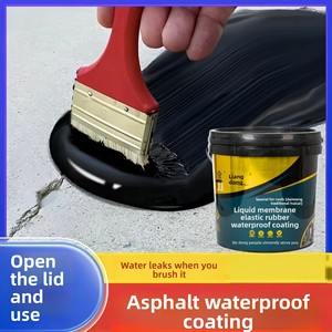 Revestimiento Impermeable de Poliuretano y Asfalto para Techos, Paredes Exteriores y Casas Planas, Prevención de Grietas y Reparación de Fugas con Núcleo de Goma - Product Image 3