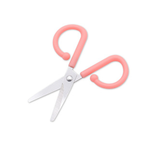 Pink Straight Head Scissors For Home Use Stainless Steel Office Stationery Cutting Tool - Product Image 2