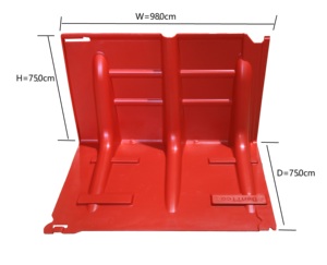 แผงกั้นน้ำเคลื่อนที่สำหรับป้องกันน้ำท่วมประตูบ้าน - Product Image 1
