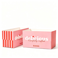 Boîte à croissants en carton blanc de qualité supérieure, imperméable, de qualité alimentaire, avec impression de logo personnalisée, matériau recyclable pour boulangerie