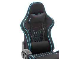 Chaise d'ordinateur ergonomique personnalisable, conception pivotante dynamique pour les jeux sur PC et le bureau à domicile