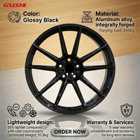 Jantes de course GS pour G80 M3 5x114.3/5x120/5x112 PCD Tailles 20-22 pouces Forgées Concaves Neuves