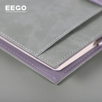A5 Carnet de notes à couverture rigide en cuir PU agenda personnalisé, couverture de livre en cuir de haute qualité pour les affaires promotionnelles en gros