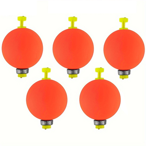 Ensemble de flotteurs de pêche ronds lestés de 1/16 oz à 3/8 oz pour la pêche au poisson de prédateur, <span class=keywords><strong>flotteur</strong></span> sphérique à bouton-poussoir avec verrouillage automatique de la ligne - Product Image 1