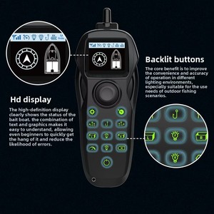 Barco Cebador de Pesca RC Alpha Smart con Doble Tolva, Luz Nocturna y Compatibilidad con Sonda de Pesca - Product Image 6