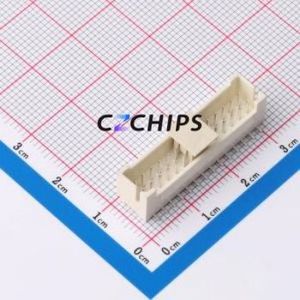 ZX-PHB2.0-2-14PLT Wire-to-Board Pin Header SMD,P=2mm Connector 2x14P 2mm Vertical Mount PHB - Product Image 1
