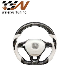 <span class=keywords><strong>Volante</strong></span> de Fibra de Carbono Forjado con Embellecedor Estilo Cuchilla, Piezas de Repuesto para Mejora Interior Deportiva, Compatible con Honda New City - Product Image 2
