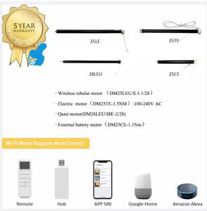 Stores enrouleurs électriques motorisés SAMADHI Premium avec télécommande, tissu durable bloquant le soleil - Product Image 5