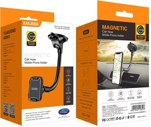 Soporte para teléfono inteligente para coche con ventosa y brazo flexible para uso en el salpicadero - Product Image 1