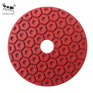 LITTLE ANT Almohadillas de Pulido para Granito, Esponja Roja, Almohadilla Redonda de Lijado para Azulejos de Piso, 4 Pulgadas 100mm - Product Image 2