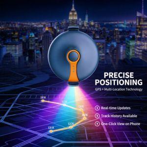Localisateur <span class=keywords><strong>GPS</strong></span> intelligent sans fil pour animaux de compagnie avec émetteur-récepteur audio, positionnement des chiens et des chats, anti-perte, suivi à distance, localisateur d'animaux de compagnie - Product Image 4