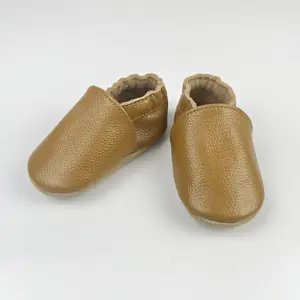 Bede fabricants vente en gros directement multicolore bébé apprentissage chaussures de marche bébé chaussures en cuir peut être personnalisé couleur