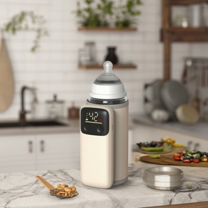 เครื่องอุ่นขวดนมไฟฟ้าแบบไร้สาย ชาร์จไฟได้ ใช้แบตเตอรี่ ชาร์จเร็ว สำหรับเดินทาง ราคาขายส่ง - Product Image 2
