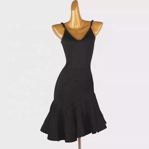 black dress with half sleeves Black V Neck Short Puff Sleeve Balloon Skirt Dress *FINAL SALE* – SSYS main image 0