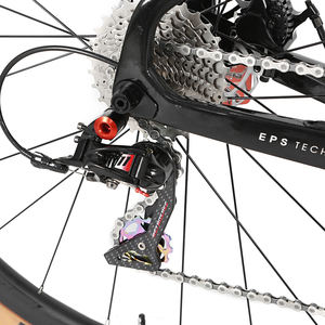 Vélo de Gravel à Cadre Carbone Design Aéro Pas Cher Pneus 700*40C 22/24 Vitesses Tout-Terrain Freins à Disque Couleur Noir Gris - Product Image 6