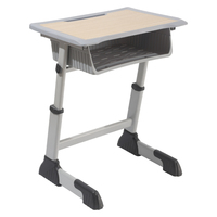 Ensemble bureau et chaise d'étude ergonomique moderne et réglable pour salle de classe, vente en gros OEM