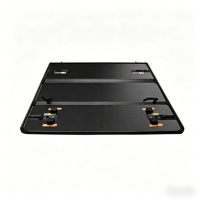 Couverture de benne rigide pliable en trois parties en alliage d'aluminium étanche et verrouillable compatible avec Mitsubishi L200/Triton/RAM1500/2500/Ford Ranger T6 T7 T8 T9