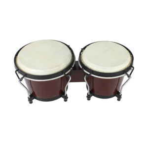 Los Mejores Tambores Bongos de 6.5" y 7.5" Congas para Niños Adultos Principiantes Profesionales Instrumento de Percusión de Madera - Product Image 1