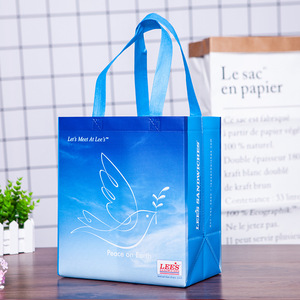Bolsa <span class=keywords><strong>de</strong></span> <span class=keywords><strong>tela</strong></span> no tejida reutilizable para publicidad, con logotipo personalizado impreso, laminada, ultrasónica, buena calidad, PP, hecho en China - Product Image 4
