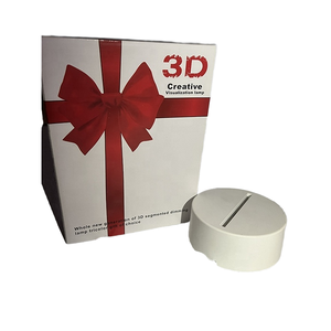 Vente en gros de lampes de bureau 3D LED en acrylique RVB multicolores veilleuses pour chambre à coucher Mini LED de nuit en cristal à énergie tactile de style minimaliste - Product Image 2