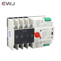 Nouvel interrupteur de transfert automatique (ATS) double alimentation AC 220V 63A 125A, inverseur double alimentation AC 220V 2P