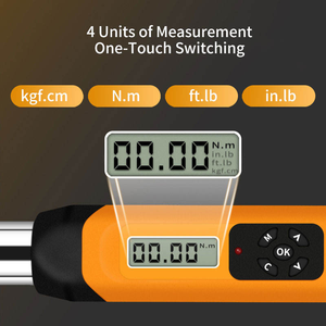 Clé dynamométrique numérique industrielle OEM de haute précision 10-85N avec tête à cliquet, buzzer et LED, pour tiges métriques 3/8 et 1/4 - Product Image 4