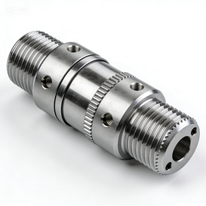 ข้อต่อแท่งดัมเบลสแตนเลสแบบกำหนดเองได้จากโรงงาน ผลิตด้วยเครื่อง CNC สำหรับอุปกรณ์ฟิตเนส - Product Image 3