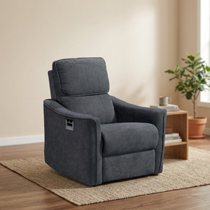 Sillón reclinable cómodo, sofá reclinable eléctrico ergonómico con carga inalámbrica, muebles de sala de estar, sillones individuales. - Product Image 3