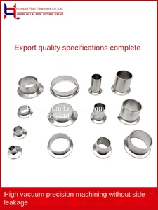 KF50-304 vệ sinh thép không gỉ giả mạo chống ăn mòn chân không Adapter áp suất thấp Ống nối phù hợp ferrule Tri - Product Image 5