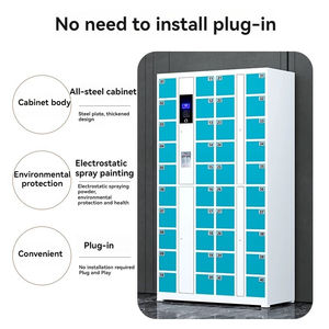 Stazione di Ricarica per Cellulari con Armadietti a Pagamento, Armadietto di Ricarica e Deposito per Telefoni - Product Image 3