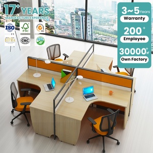 China Manufacturer Modern Modular Office Furniture Workstation 2, 4, <b>6</b> Seater Office Workstation Desk for 2, 4, <b>6</b> Person People - Product Image 1