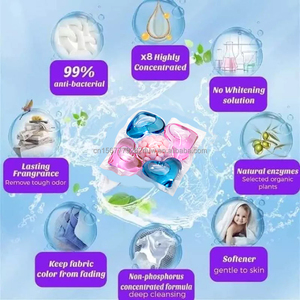 ไซโคลน คลีน อีโค-เฟรนด์ลี่ ผง<span class=keywords><strong>ซัก</strong></span>ฟอกแบบเม็ด 4-in-1 แอนตี้แบคทีเรีย พร้อมสารเพิ่มกลิ่นหอม สำหรับเครื่องซัก<span class=keywords><strong>ผ้า</strong></span>อัตโนมัติ - Product Image 4