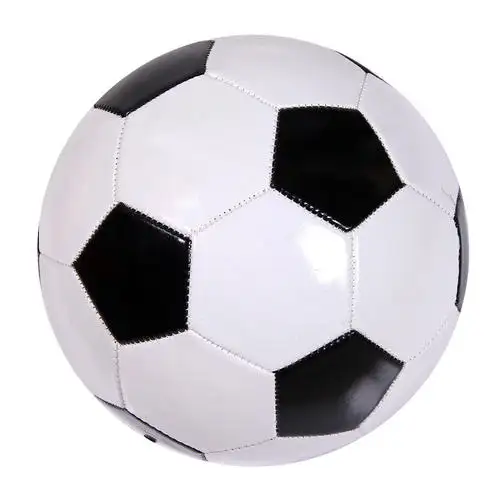 Ballon de football en mousse synthétique et cuir PVC, personnalisé, blanc, noir, amélioré, nouvelle collection