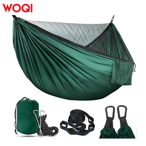 Correas de nailon WOQI para hamaca, ligeras y portátiles, equipo de viaje para exteriores con gancho de mosquetón para camping y senderismo - Product Image 5
