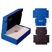 Boîte postale pliable robuste et recyclable pour l'aviation, personnalisable avec impression, fermeture auto-adhésive, emballage cadeau pour revendeurs e-commerce