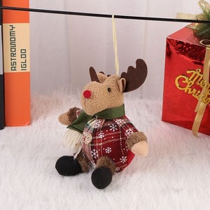 Muñecos navideños de dibujos animados de alta calidad, tela a cuadros con copos de nieve y figuras de ancianos, muñecos navideños para niños - Product Image 5