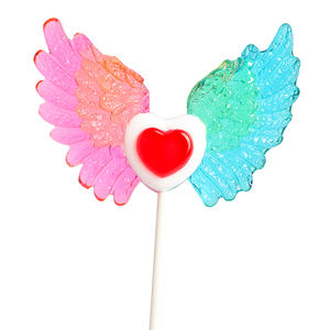 Lecca-lecca Cristallizzato con Ali d'Angelo, Caramelle Creative Artigianali di Alto Valore, 0 Zuccheri 0 Grassi, 40g Semi-Morbide - Product Image 1