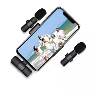 K9 Mini Wireless Lavalier Mic With High-Quality Sound For Video Shoots And Podcast <strong>Microphone</strong> Clips