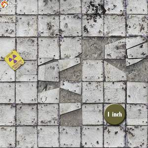 Tapete de <span class=keywords><strong>Juego</strong></span> de Goma Personalizado con Diseño de Terreno de Dibujos Animados para Juegos de Mesa, Tapete de Batalla Grande - Product Image 5