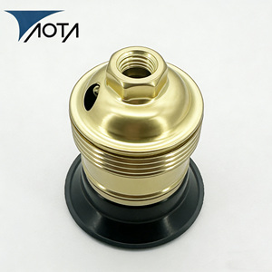 Portalámparas Industrial de Latón Macizo <span class=keywords><strong>Aota</strong></span> E26/E26, Base para Lámpara Colgante Vintage Edison, 220-250V - Product Image 5