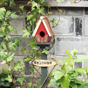 Casetta per Uccelli in Legno di Paulownia Naturale Non Trattato per Esterni OEM e ODM - Product Image 5