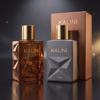 Flacon de parfum arabe Attar de luxe 50 ml en verre carré vide, avec base lourde et emballage personnalisé, livraison rapide